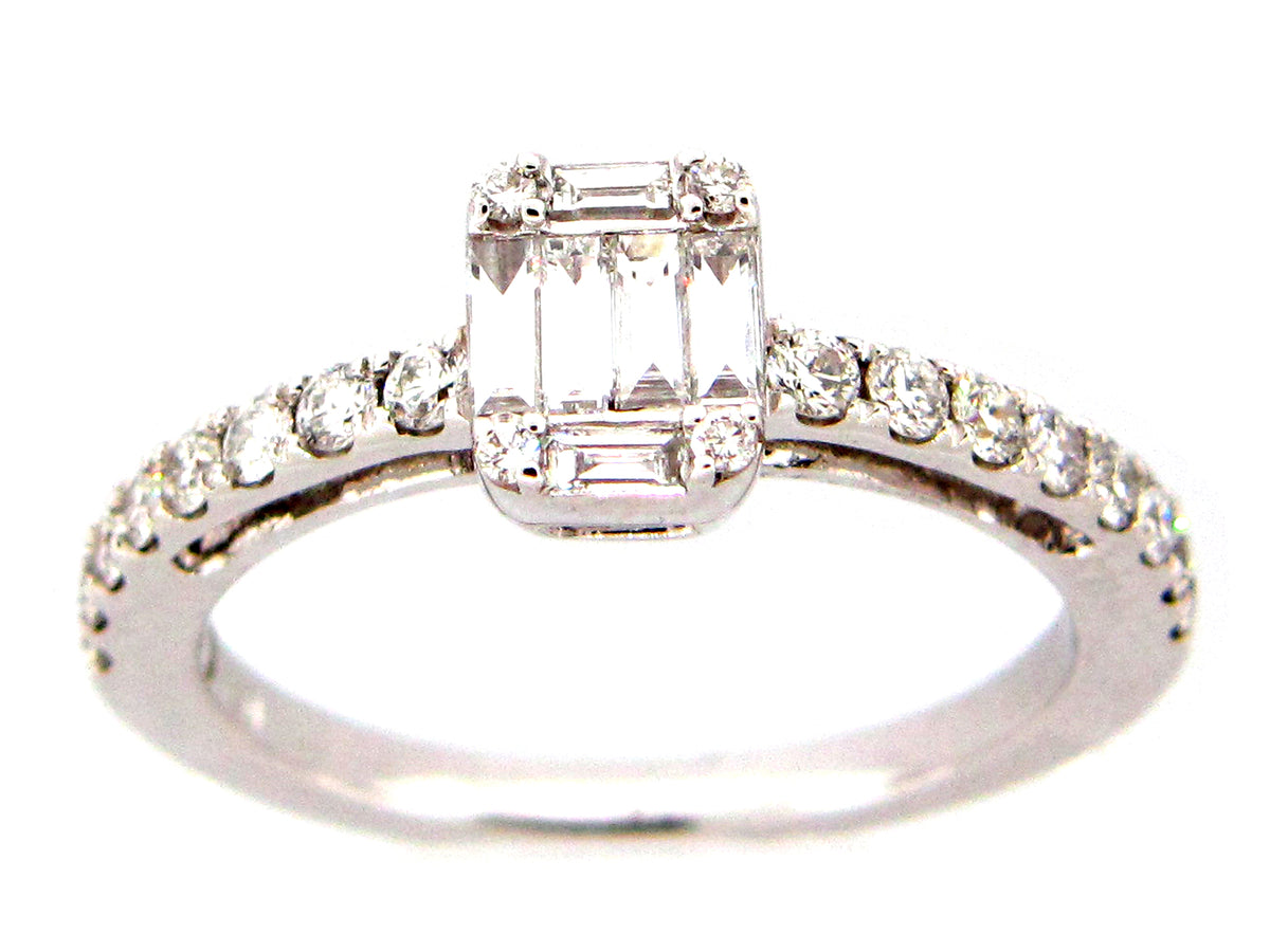 DIAMOND RING, 18KW (N)
