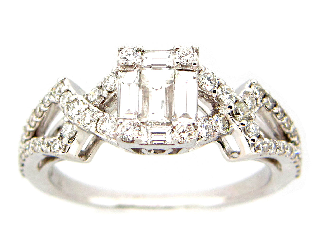 DIAMOND RING, 18KW (N)