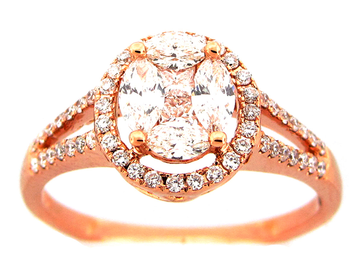DIAMOND RING, 18KR (N)