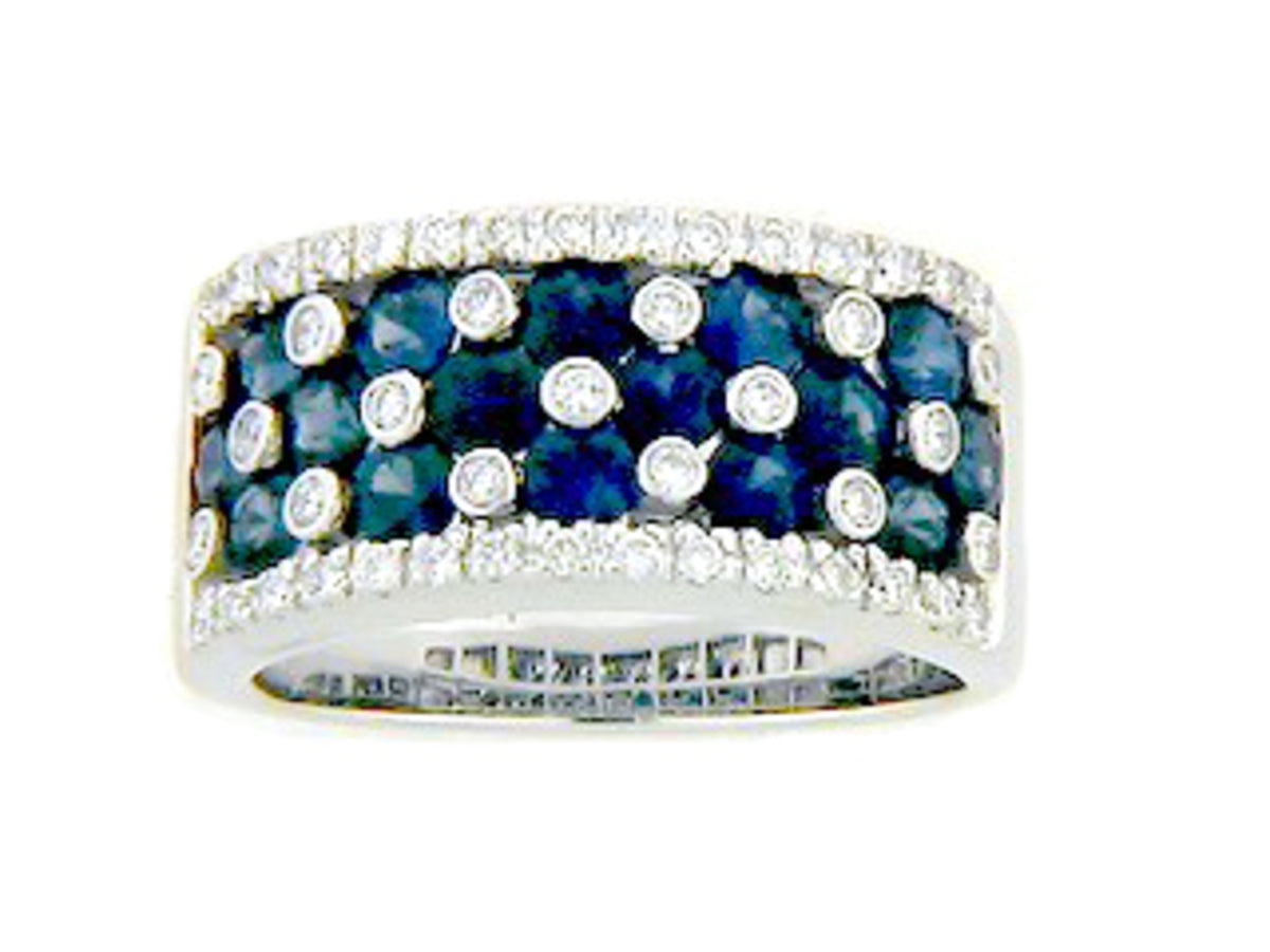 SAPPHIRE & DIAMOND RING