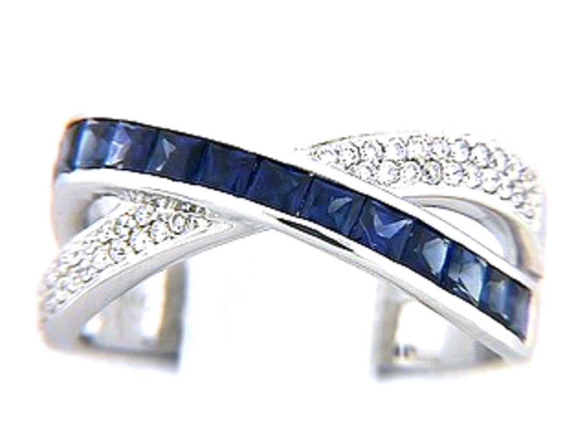SAPPHIRE & DIAMOND RING
