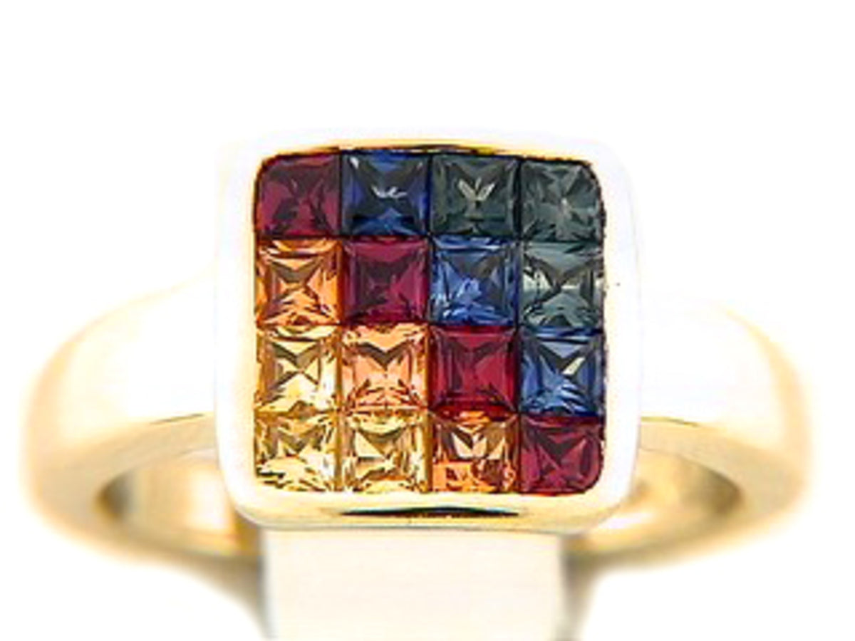RAINBOW SAPPHIRE RING