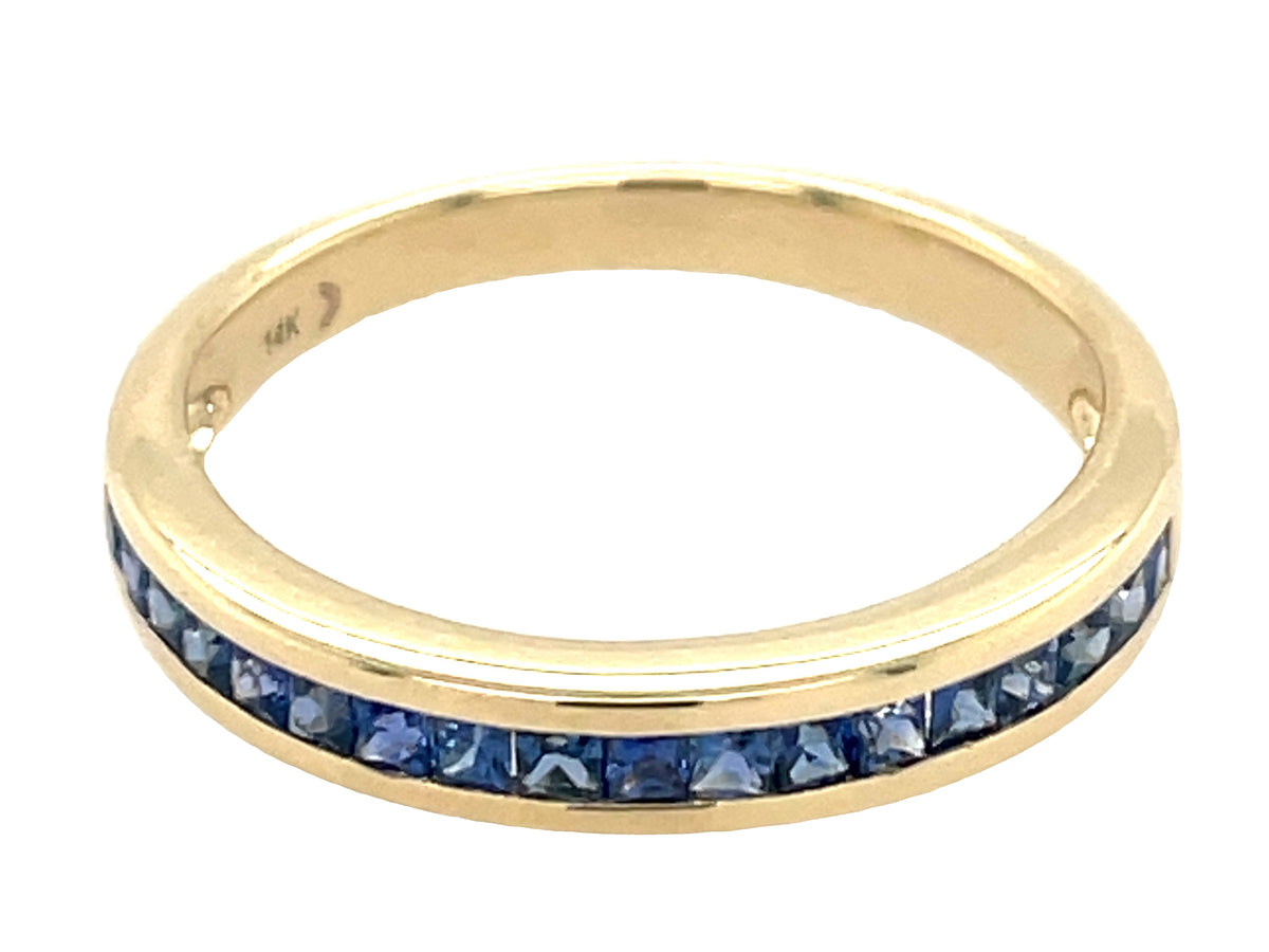 SAPPHIRE PRINCESS CHANNEL RING