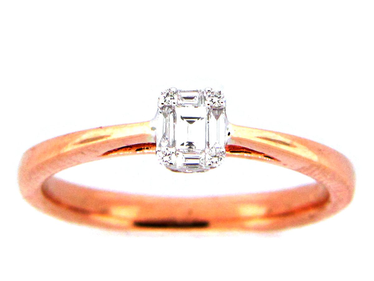 DIAMOND RING, 18KWR (N)