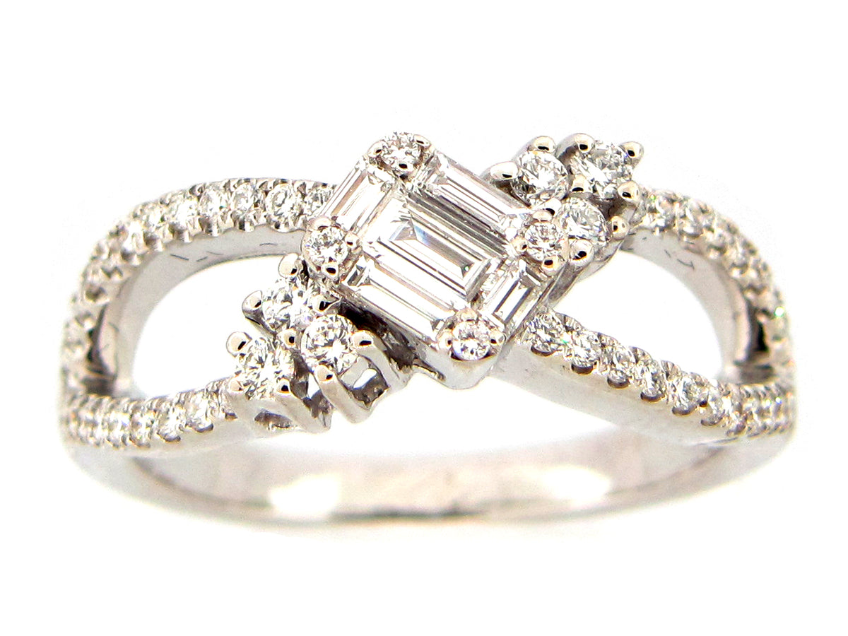 DIAMOND RING, 18KW (N)