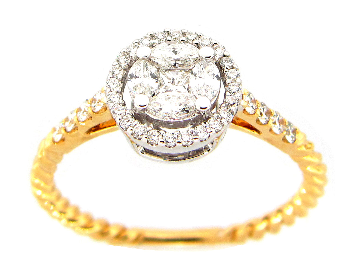 DIAMOND RING, 18KW (N)