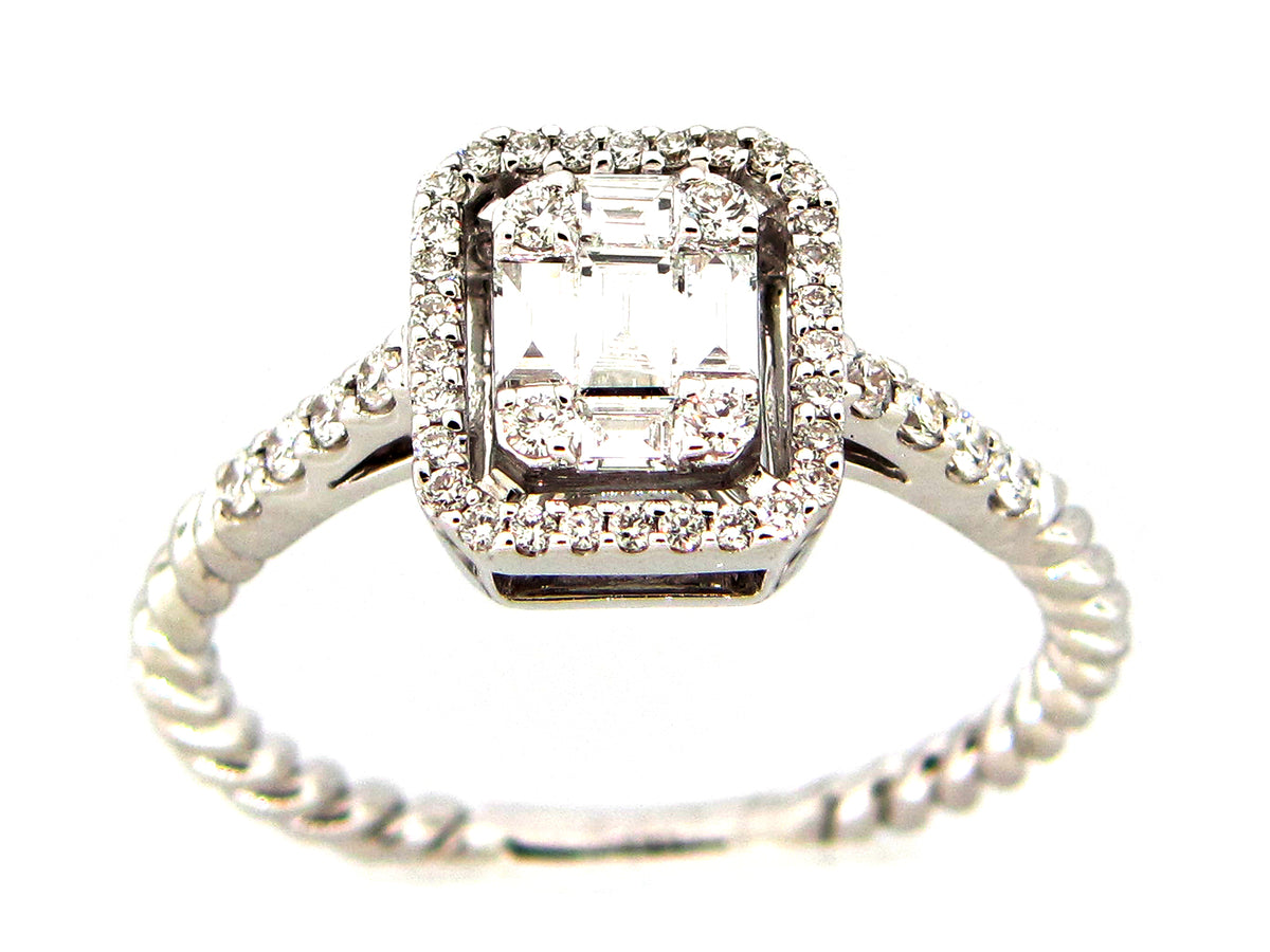 DIAMOND RING, 18KW (N)