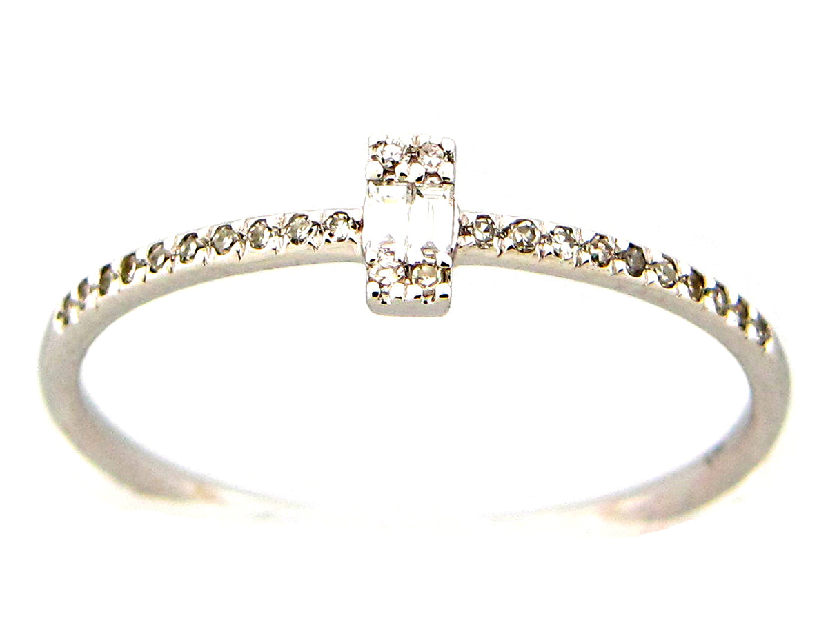 DIAMOND DOUBLE BAGUETTE RING