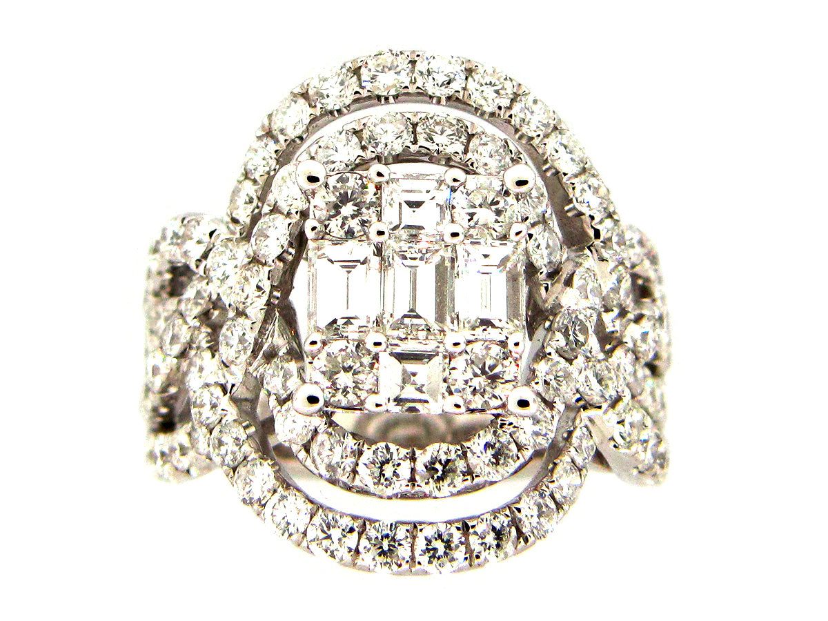 DIAMOND RING, 18KW (N)