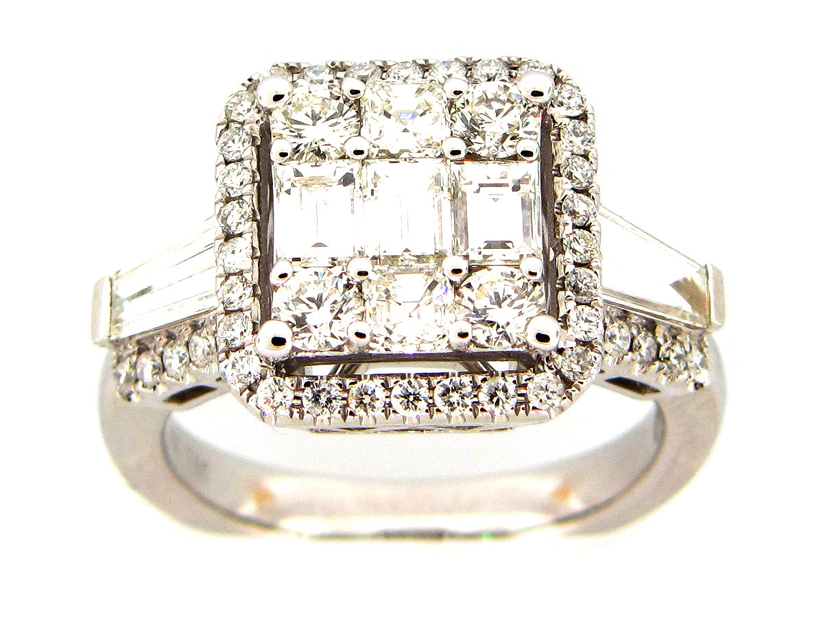 DIAMOND RING, 18KW (N)