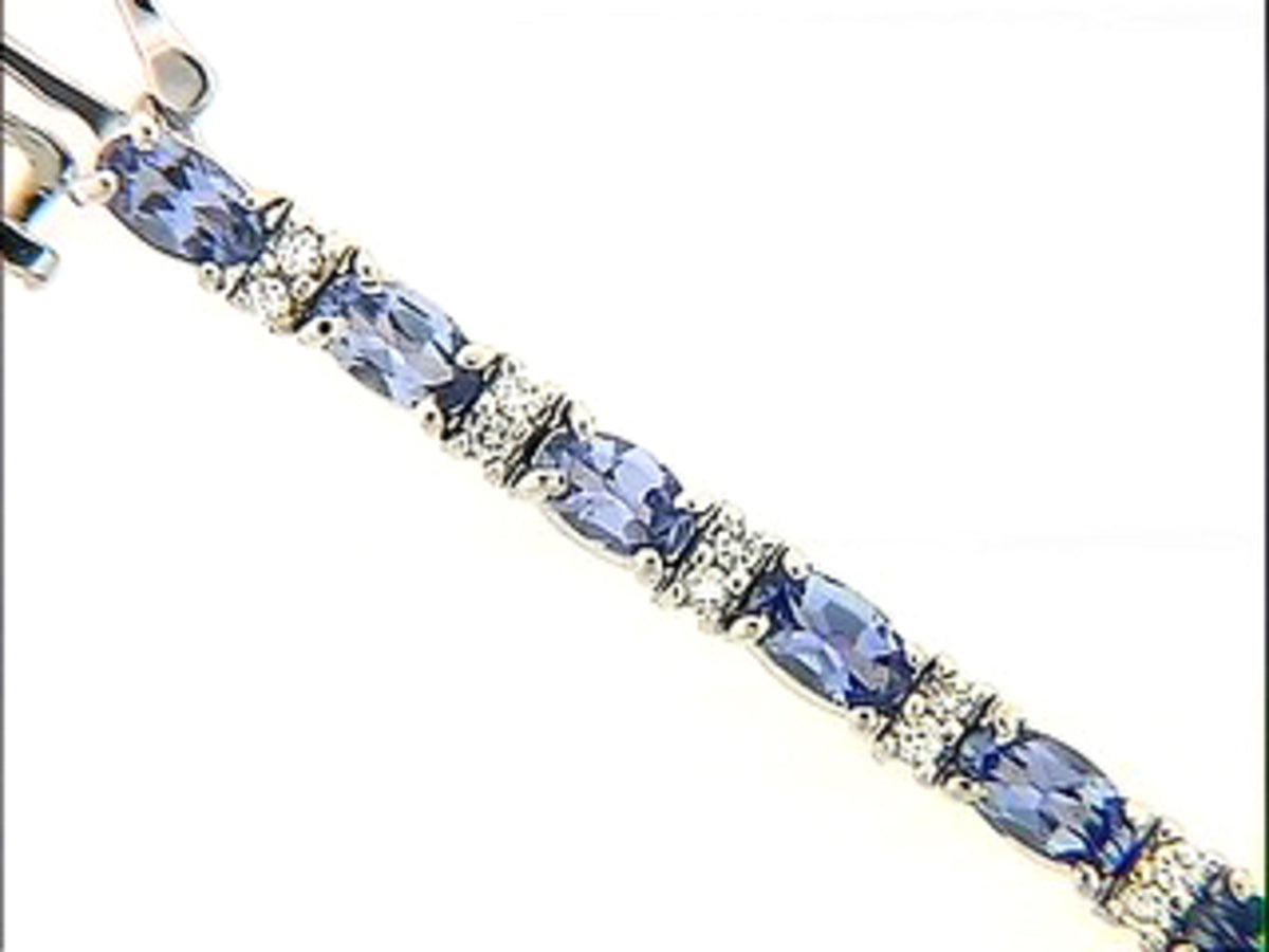 Tanzanite Diamond Bracelet, 14kw (H)