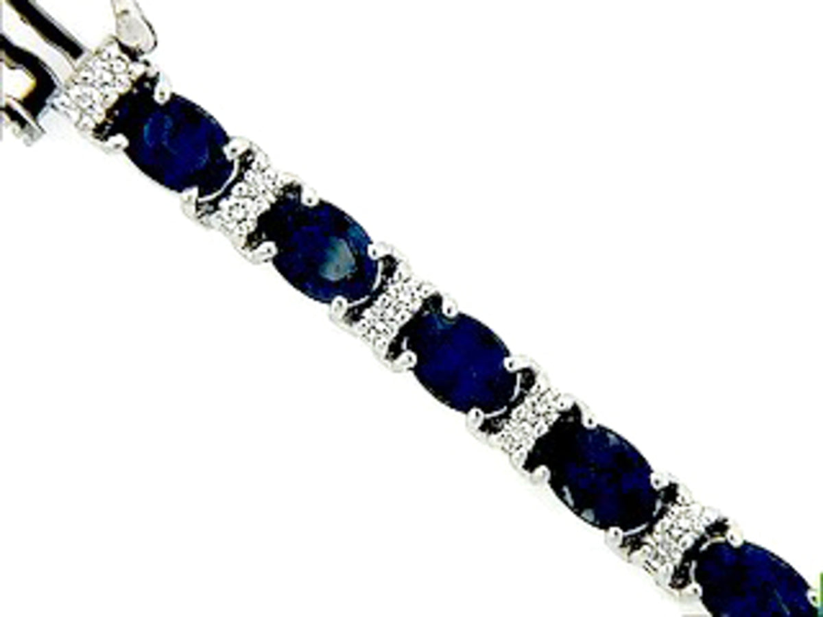 SAPPHIRE & DIAMOND BRACELET