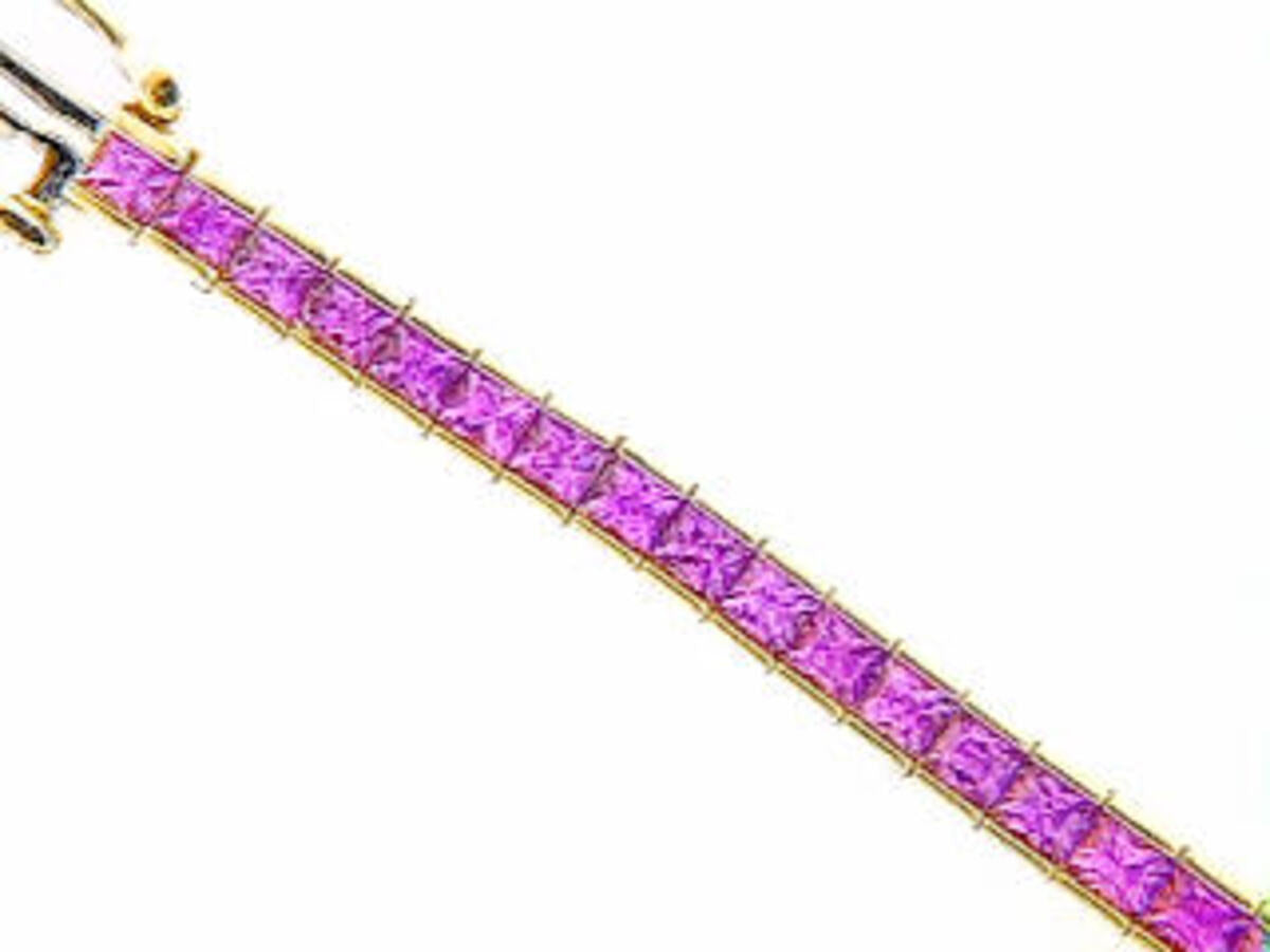 PINK SAPPHIRE BRACELET