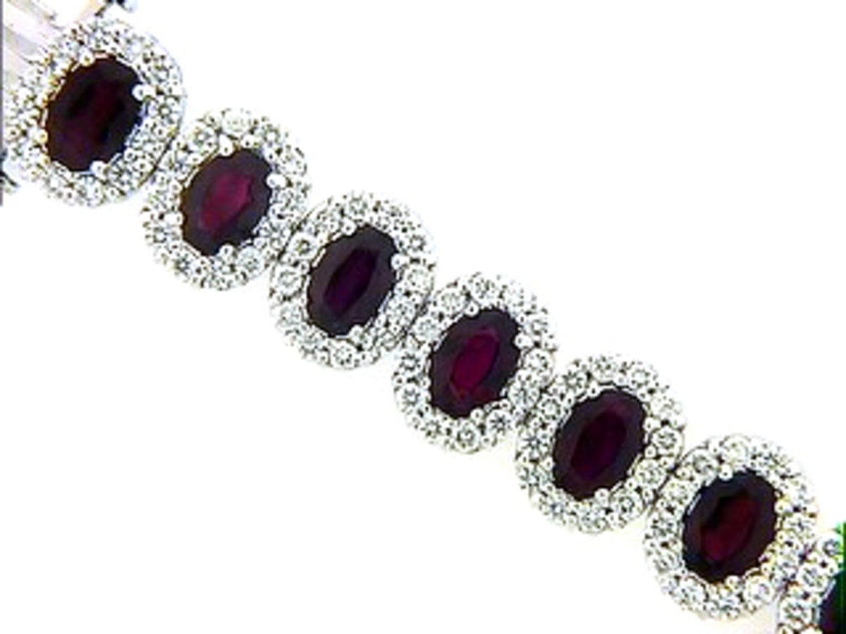 RUBY & DIAMOND BRACELET