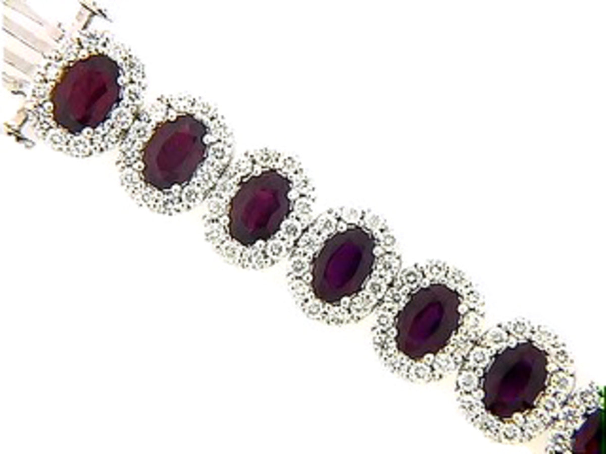 RUBY & DIAMOND BRACELET