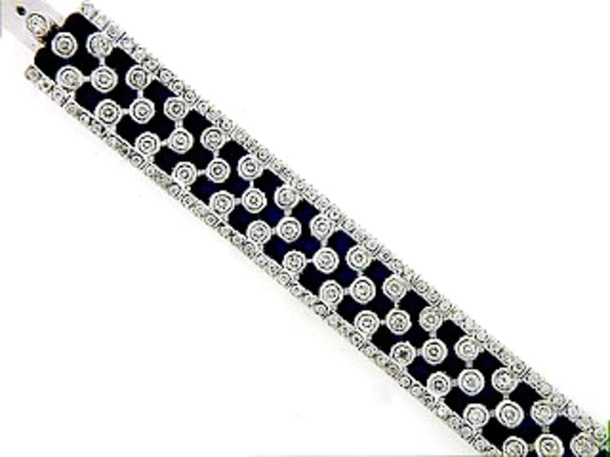 SAPPHIRE & DIAMOND BRACELET