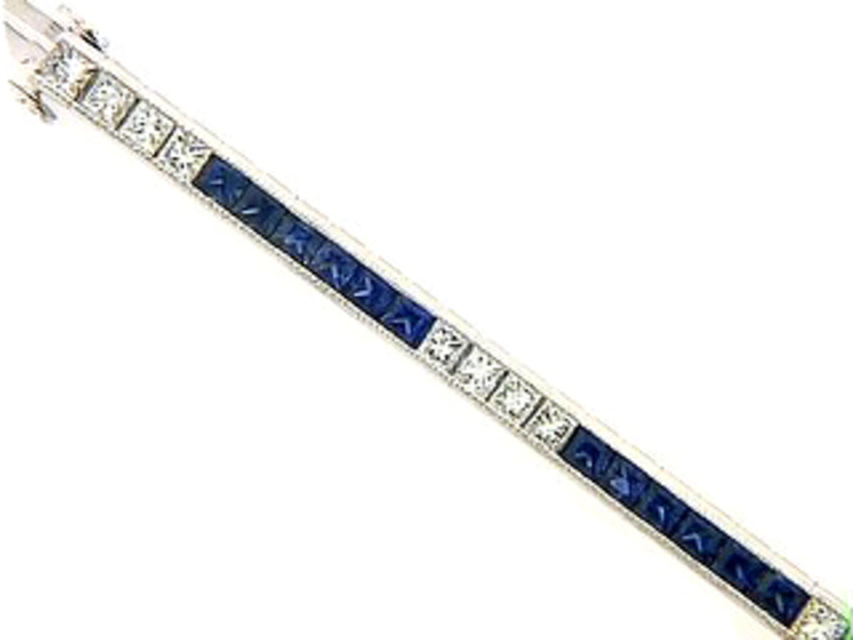 SAPPHIRE & DIAMOND BRACELET