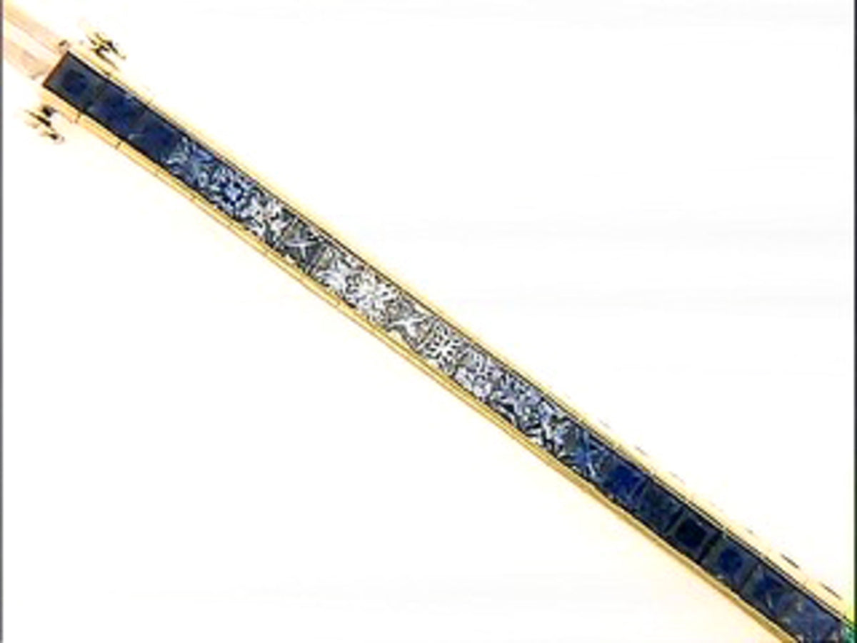 SAPPHIRE BRACELET, 18KY (H)