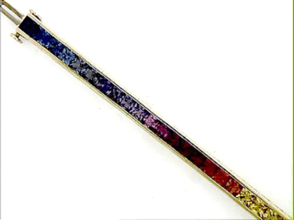 RAINBOW SAPPHIRE BRACELET