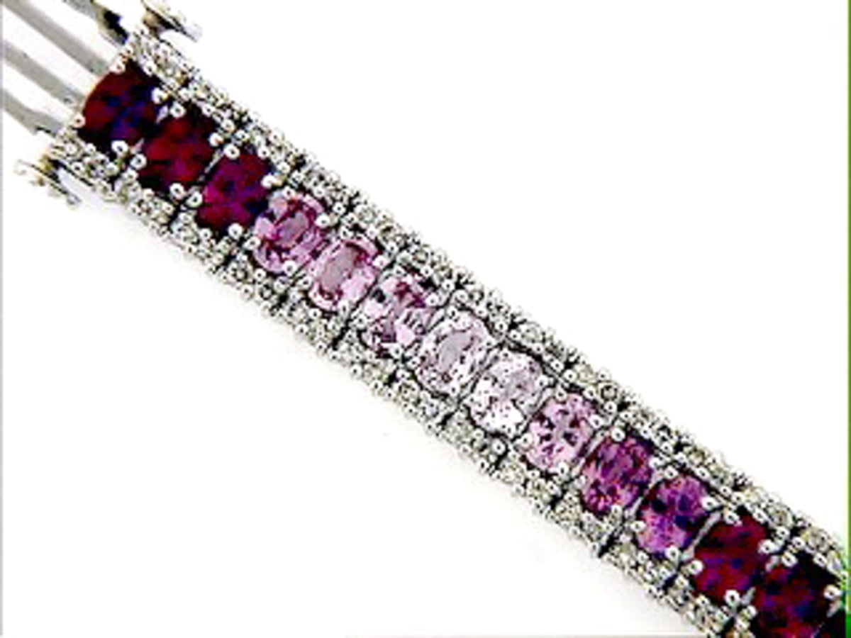 PINK SAPPHIRE & DIAMOND BRACELET