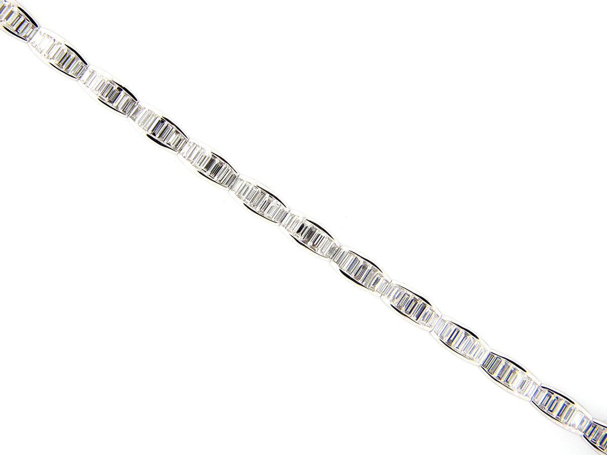 DIAMOND BRACELET, 18KW (N)