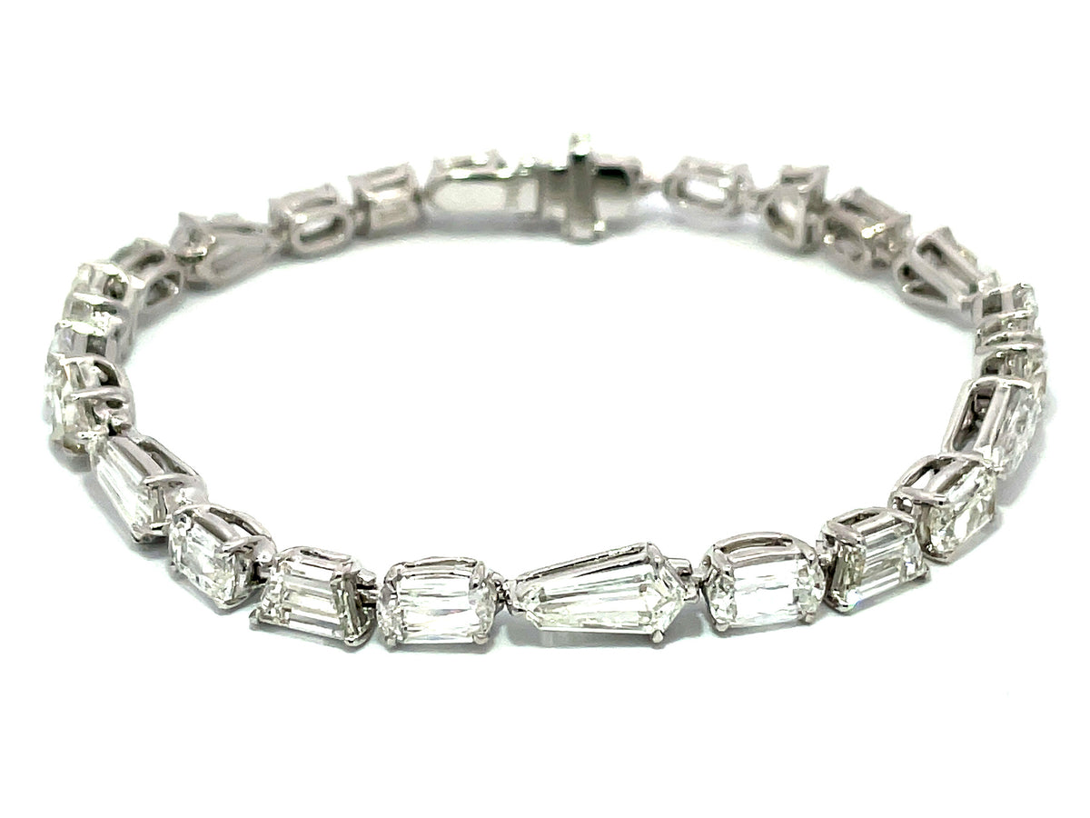 DIAMOND FANCY CUT BRACELET