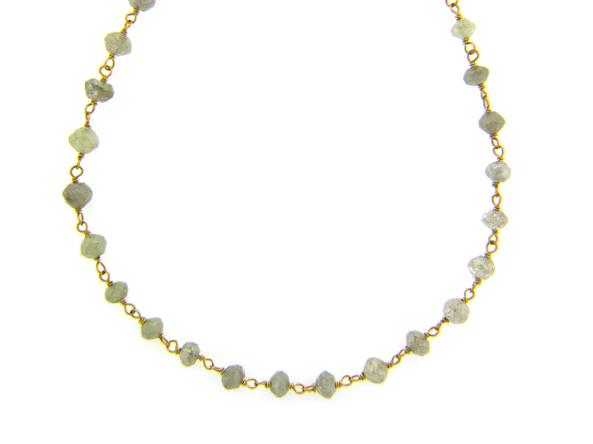 FACETED YELLOW DI CHAIN