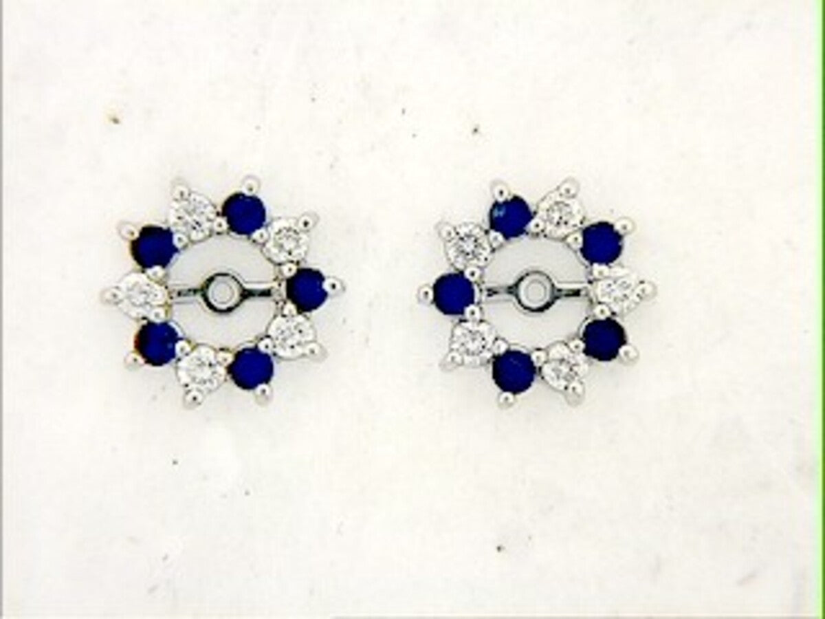 SAPPHIRE & DIAMOND EARRING JACKET