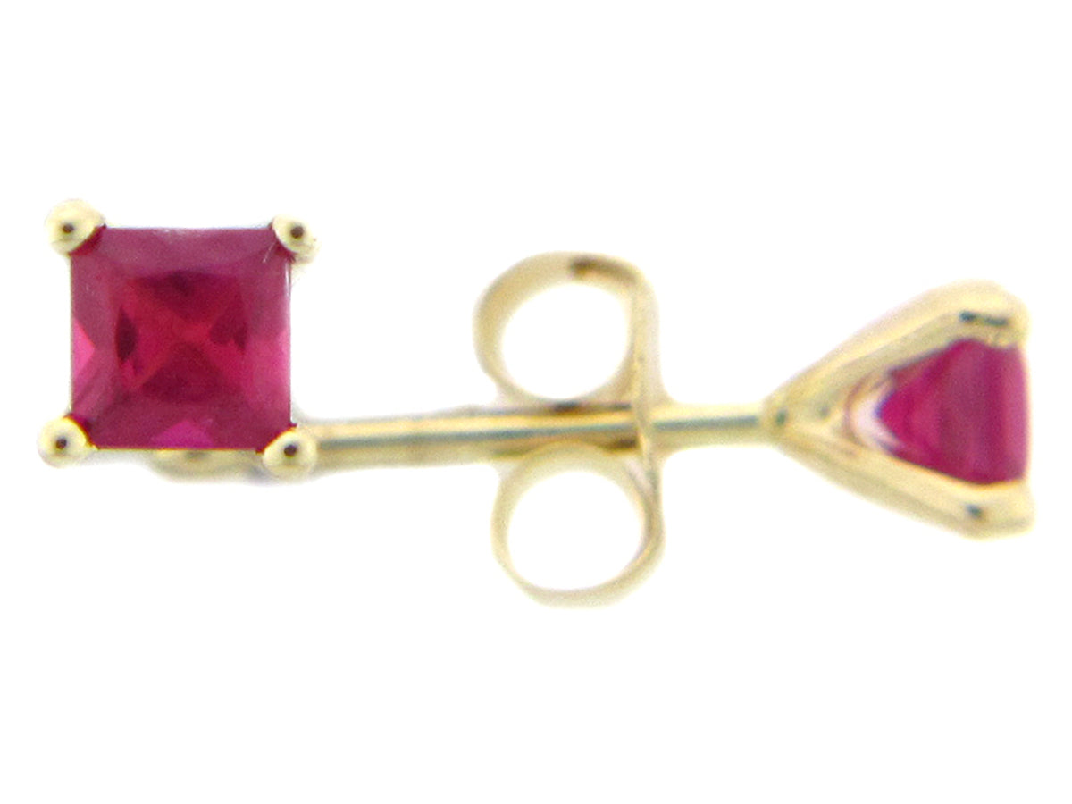 RUBY STUD EARRING