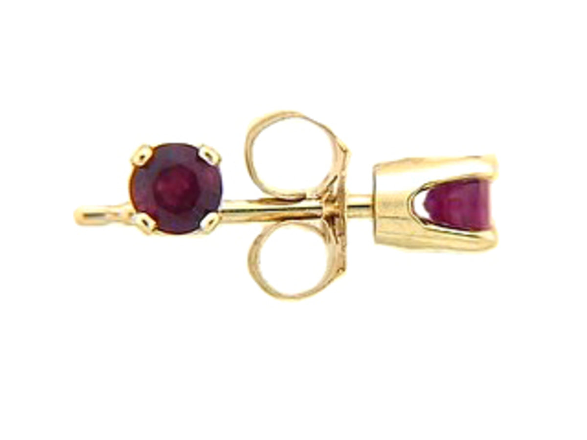 RUBY STUD EARRING