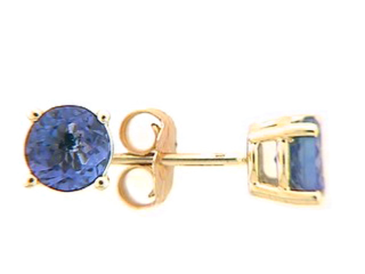 TANZANITE STUD EARRING