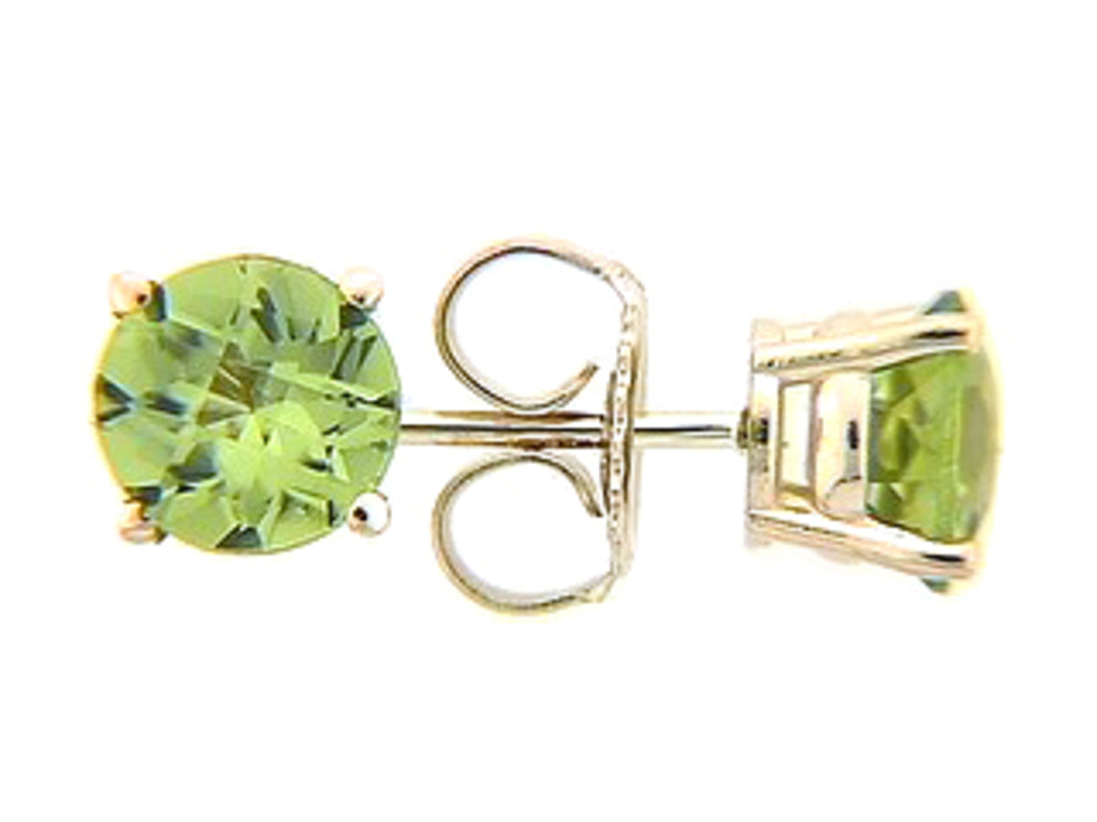 CHB PERIDOT STUD EARRING