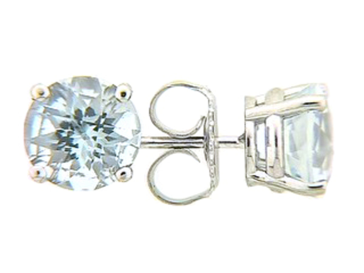 CHB AQUA STUD EARRING