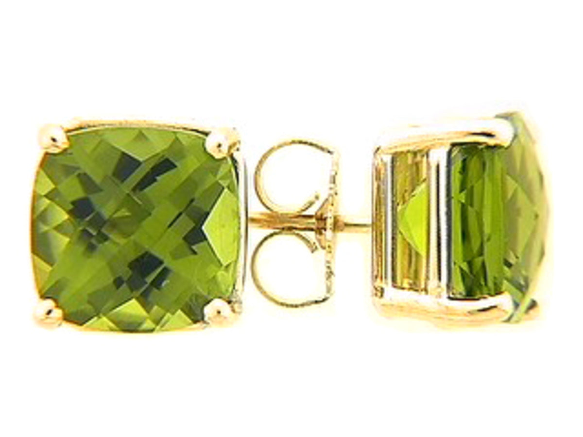 PERIDOT STUD EARRING