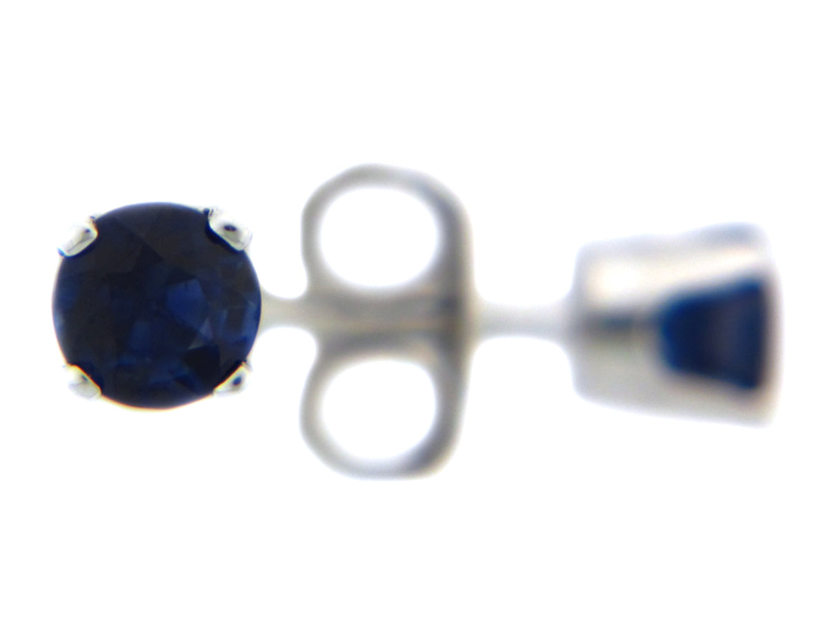 SAPPHIRE STUD EARRING