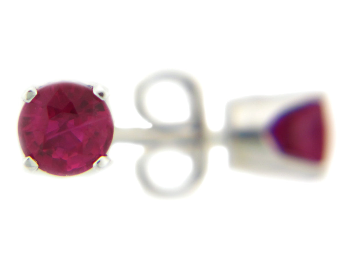 RUBY STUD EARRING