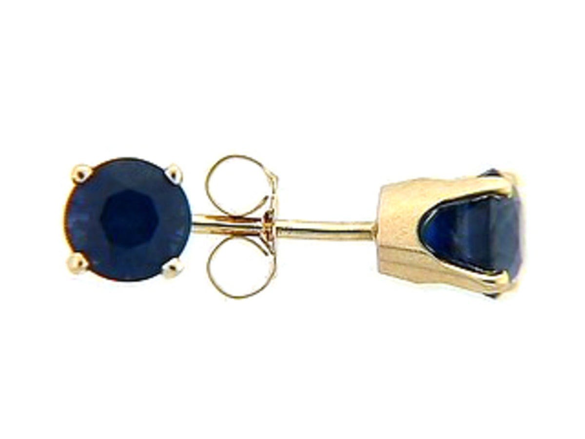 SAPPHIRE STUD EARRING