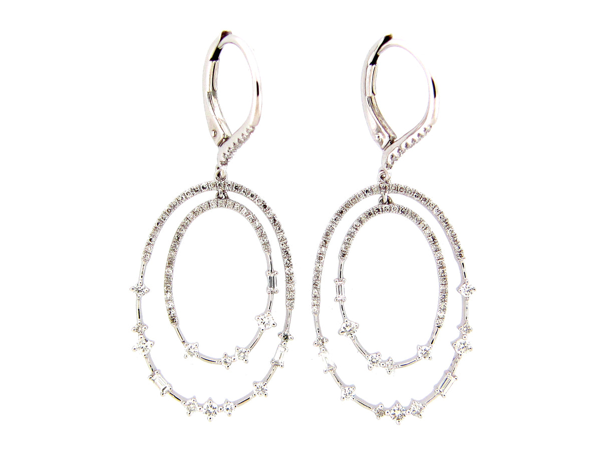 DIAMOND ORBIT EARRING