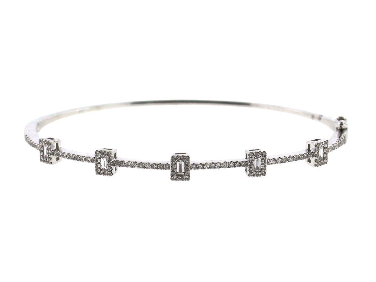 DIAMOND 5 BAGUETTE BANGLE