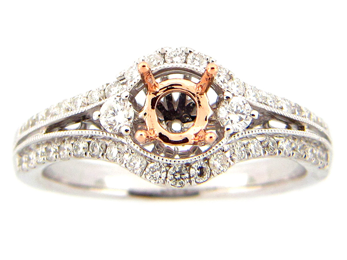 DIAMOND SEMI MOUNT, 18KZ (N), D=0.50