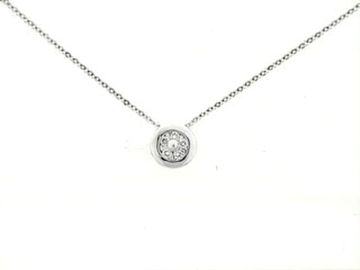 DIAMOND PENDANT, 14KW (N), D=0.08
