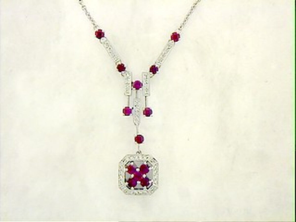 RUBY & DIAMOND PENDANT