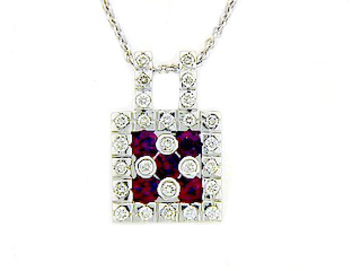 RUBY & DIAMOND PENDANT