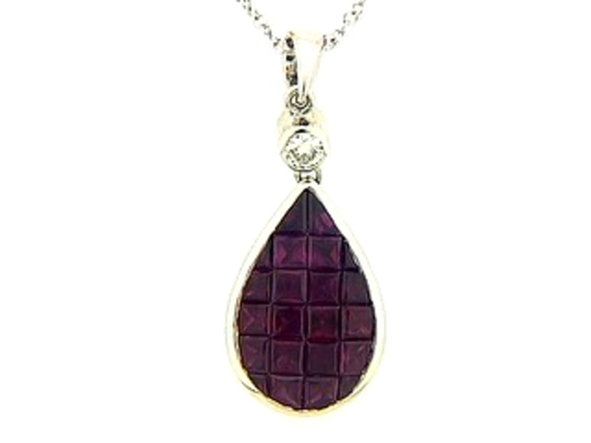 RUBY & DIAMOND PENDANT