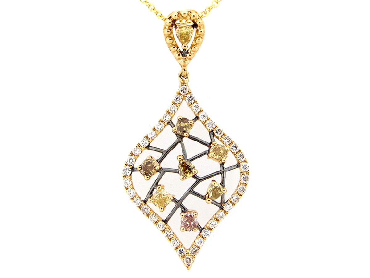 FANCY COLOR DIAMOND PENDANT