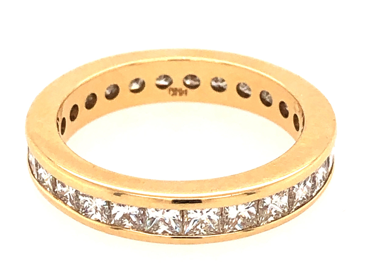 DIAMOND PRINCESS ETERNITY RING, 14KY (N)