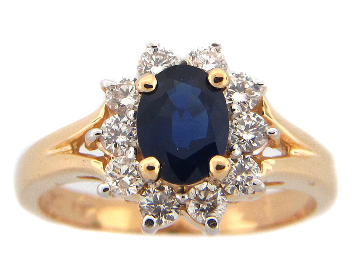 SA & DI RING, 14KY (E), C=0.90