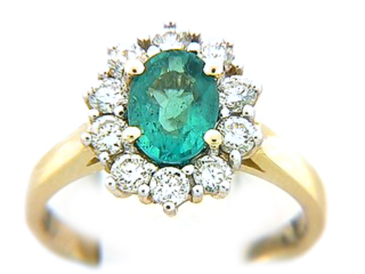 EMERALD & DIAMOND RING