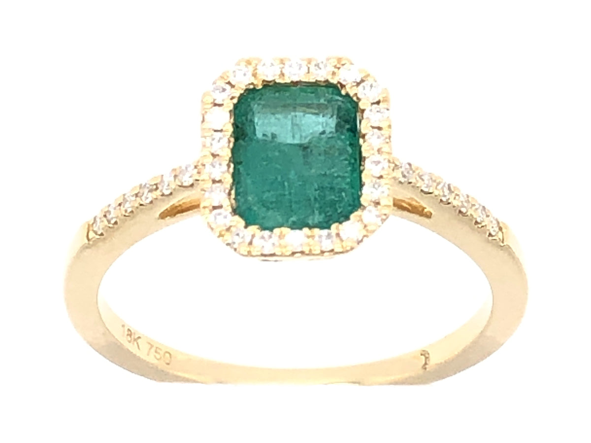 EMERALD & DIAMOND RING