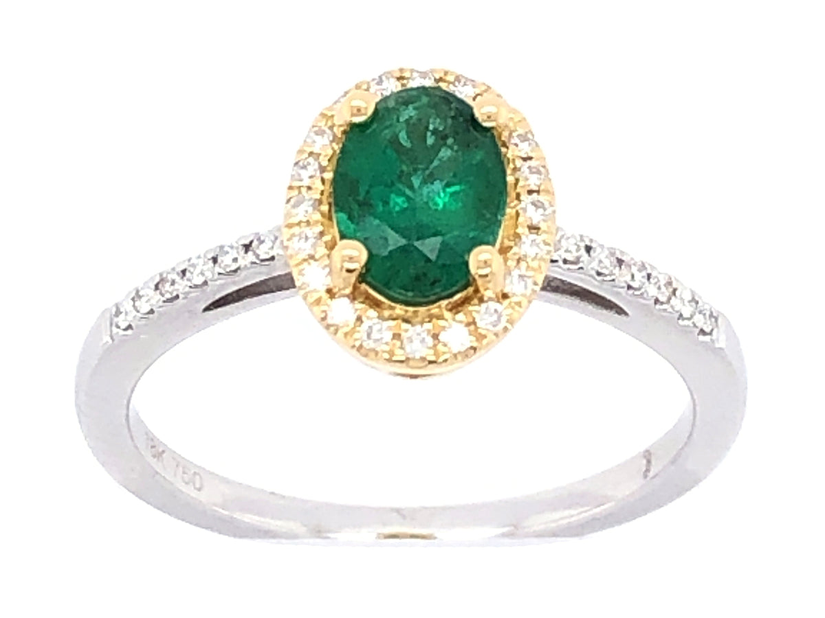 EMERALD & DIAMOND RING